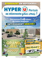 Hyper u pertuis se réinvente pour vous ! des magasins Hyper U Valable du 01 au 30 septembre 2025