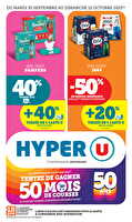 Les prix bas de la semaine chez Hyper U Valable du 30 septembre au 12 octobre 2025