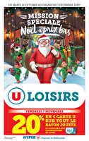 Prix bas de noël chez Hyper U Valable du 21 octobre au 07 décembre 2025