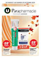 Parapharmacie des magasins Hyper U Valable du 07 au 26 octobre 2025