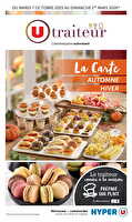 La carte automne hiver des magasins Hyper U Valable du 07 octobre 2025 au 01 mars 2026