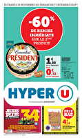 Les prix bas de la semaine chez Hyper U Valable du 25 novembre au 07 décembre 2025
