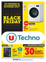 Black friday chez Hyper U Valable du 28 au 30 novembre 2025