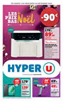 Noël à prix bas des magasins Hyper U Valable du 02 au 24 décembre 2025