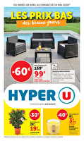 Les beaux jours à prix bas des magasins Hyper U Valable du 28 avril au 24 mai 2026