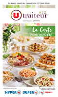 La carte printemps été des magasins Hyper U Valable du 03 mars au 04 octobre 2026