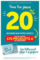 Ma sélection carte u avril des magasins Hyper U Valable du 07 avril au 03 mai 2026