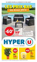 Les beaux jours à prix bas des magasins Hyper U Valable du 28 avril au 24 mai 2026