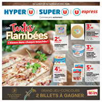 Spécial tartes flambées ! des magasins Hyper U Valable du 18 au 23 mai 2026