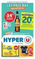 Les prix bas dans votre magasin chez Hyper U Valable du 12 au 24 mai 2026