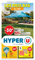 L'été à prix bas des magasins Hyper U Valable du 09 au 21 juin 2026