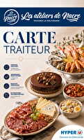 Carte traiteur, les ateliers de nacre ! des magasins Hyper U Valable du 01 juin 2026 au 01 juin 2027
