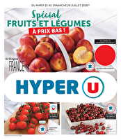 Le marché à prix bas des magasins Hyper U Valable du 21 au 26 juillet 2026