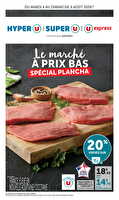 Le marché à prix bas des magasins Hyper U Valable du 04 au 09 août 2026