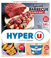 Le marché à prix bas chez Hyper U Valable du 07 au 12 juillet 2026