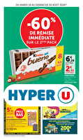 Les prix bas de la semaine des magasins Hyper U Valable du 18 au 30 août 2026