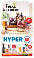 Foire à la bière des magasins Hyper U Valable du 08 au 20 septembre 2026