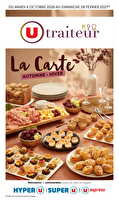 La carte automne hiver des magasins Hyper U Valable du 06 octobre 2026 au 28 février 2027