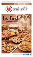 La carte automne hiver des magasins Hyper U Valable du 06 octobre 2026 au 28 février 2027