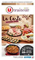 La carte automne hiver chez Hyper U Valable du 06 octobre 2026 au 28 février 2027