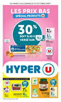 Les prix bas de la semaine chez Hyper U Valable du 13 au 25 octobre 2026