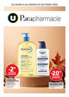 Parapharmacie des magasins Hyper U Valable du 06 au 24 octobre 2026