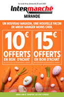 Votre nouvel intermarche mirande chez Intermarché Valable du 14 au 20 avril 2025