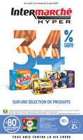 34% en avantage carte sur une sélection de produits chez Intermarché Valable du 05 au 17 août 2025
