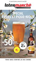 Spécial bières et pique-nique des magasins Intermarché Valable du 29 juillet au 03 août 2025