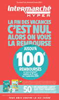 Jusqu’à 100€ remboursés en bons d’achats chez Intermarché Valable du 19 au 31 août 2025