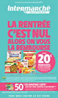 Découvrez nos offres spéciales rentrée chez Intermarché Valable du 02 au 14 septembre 2025