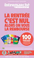 Découvrez nos offres spéciales rentrée chez Intermarché Valable du 26 août au 07 septembre 2025