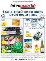 S35 - r2 - moules frites des magasins Intermarché Valable du 26 au 31 août 2025