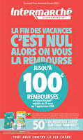 Jusqu’à 100€ remboursés en bons d’achats chez Intermarché Valable du 19 au 31 août 2025