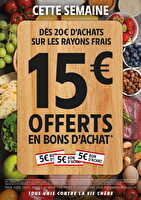 L'offre de la semaine chez Intermarché Valable du 01 au 07 septembre 2025