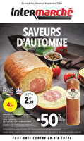 Sélection de notre région spécial saveurs d'automne des magasins Intermarché Valable du 09 au 14 septembre 2025