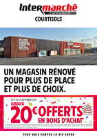 Un magasin rénové pour plus de place et plus de choix. chez Intermarché Valable du 08 au 14 septembre 2025