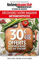 Flyer reouverture chez Intermarché Valable du 08 au 21 septembre 2025