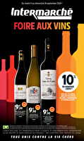Foire aux vins chez Intermarché Valable du 09 au 28 septembre 2025