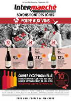 Foire aux vins chez Intermarché Valable du 08 au 21 septembre 2025