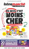 En gros c’est moins cher chez Intermarché Valable du 04 au 16 novembre 2025