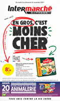 En gros c’est moins cher des magasins Intermarché Valable du 04 au 16 novembre 2025