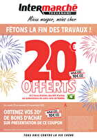 Fêtons la fin des travaux !  chez Intermarché Valable du 25 au 18 novembre 2025