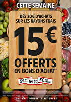 L'offre de la semaine des magasins Intermarché Valable du 03 novembre 2025