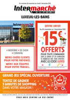 Offre spéciale nouveau magasin chez Intermarché Valable du 28 au 21 novembre 2025