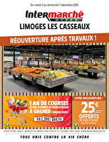 Reouverture apres travaux ! des magasins Intermarché Valable du 02 décembre au 27 novembre 2025
