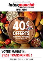 Votre magasin s'est transformé ! des magasins Intermarché Valable du 12 au 08 novembre 2025