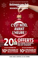 C'est noël avant l'heure dans votre intermarché ! des magasins Intermarché Valable du 02 au 01 décembre 2025
