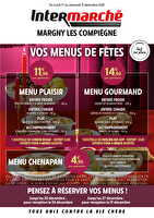 Votre menu festif ! des magasins Intermarché Valable du 01 décembre 2025