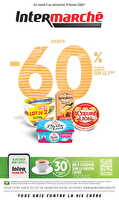 Jusqu'à -60 % de remise immédiate sur le 2ème sur une sélection de produits chez Intermarché Valable du 03 février au 27 janvier 2026